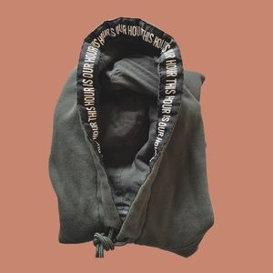 H&M Hoodie! Med “this is our hour”